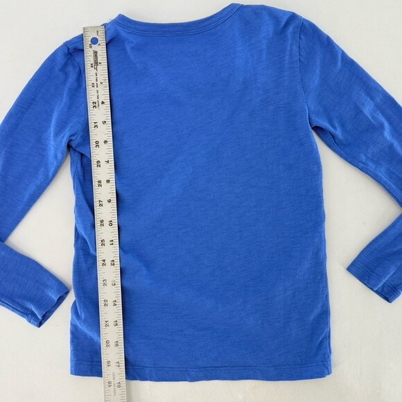 Crewcuts‎ Girl’s Blue Je T’-Aime Long Sleeve T-Shirt Size Small 6-7 Preppy - Picture 6 of 6